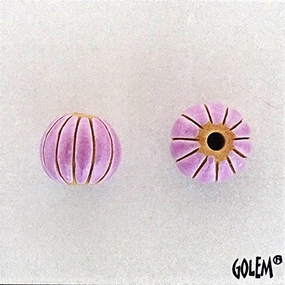CSB-07-G melon bead in Light Purple from Golem Studio