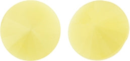 14mm rivoli in Yellow Pearl (Matubo)