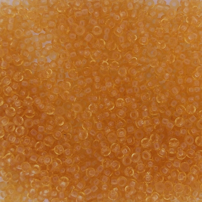 0132 - 50g Size 11/0 Miyuki seed beads in Transparent Light Topaz