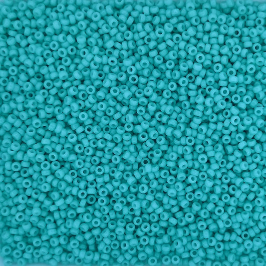 4472 - 5g Size 15/0 Miyuki seed beads in Duracoat Opaque Catalina