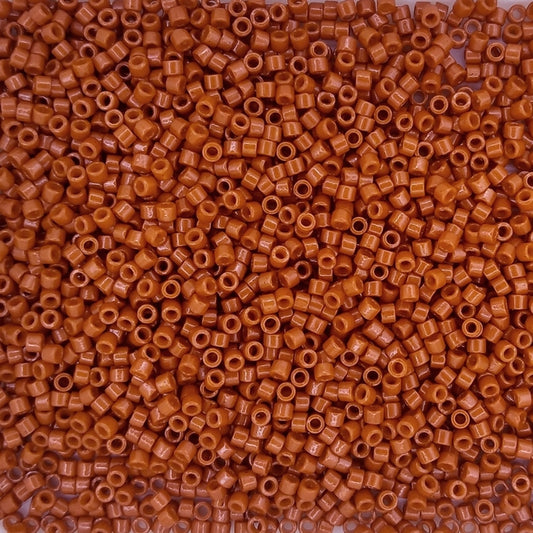 DB2352 - 1g Size 11/0 delicas in Duracoat Opaque Terracotta