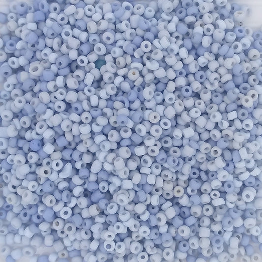 5g x 11/0 Venetian seed beads in Blue Mix (1950s)