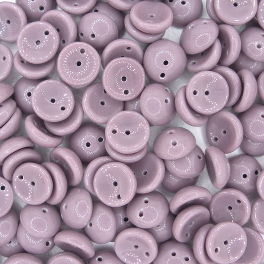 25 x piggy beads in Opaque Violet