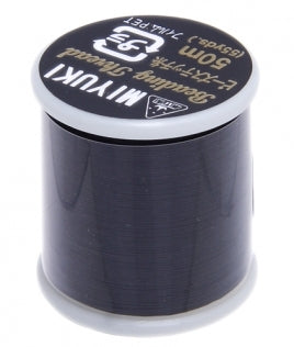 MT12 - 50m Miyuki beading thread in Black