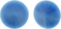 12mm Matubo Rivoli in Opaque Sky Blue