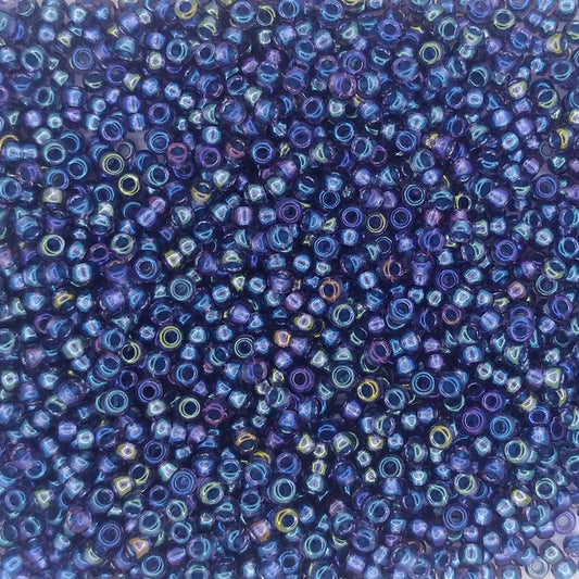 3539 - 10g Size 11/0 Miyuki seed beads in Fancy lined Han Blue