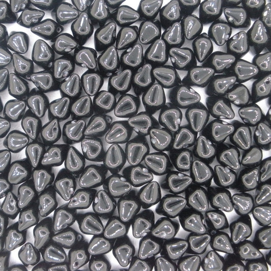 25 x Spiky button beads in Black