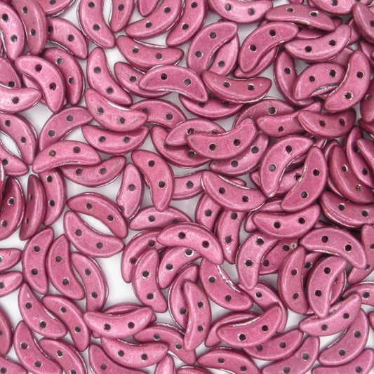 50 x CzechMate crescents in Saturated Metallic Rose