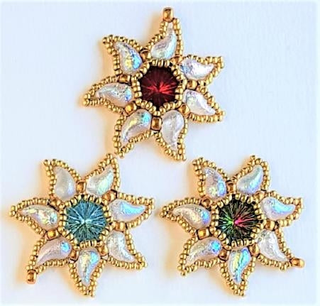 Pattern - Edelweiss Pendant by Justine Gage