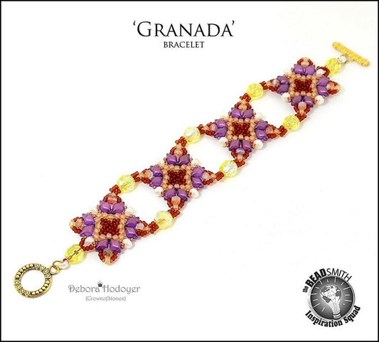 Pattern - Granada bracelet by Debora Hodoyer