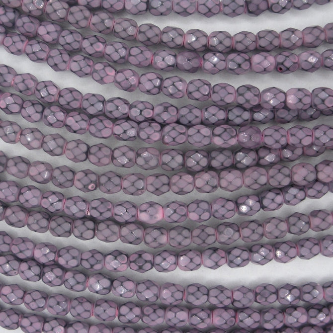 38 x 4mm snake skin beads in 39059