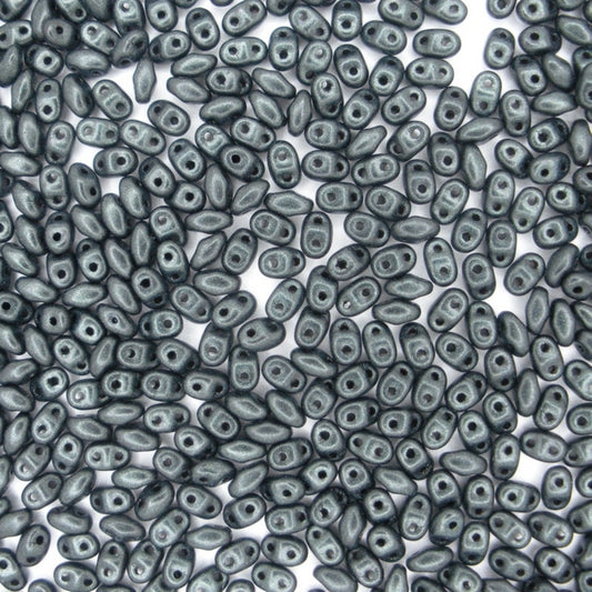 5g MiniDuo beads in Metallic Suede Dark Forest