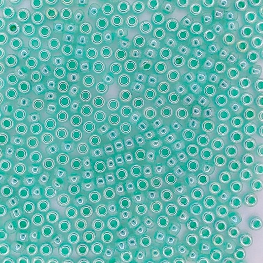 0536 - 10g Size 8/0 Miyuki seed beads in Turquoise Ceylon