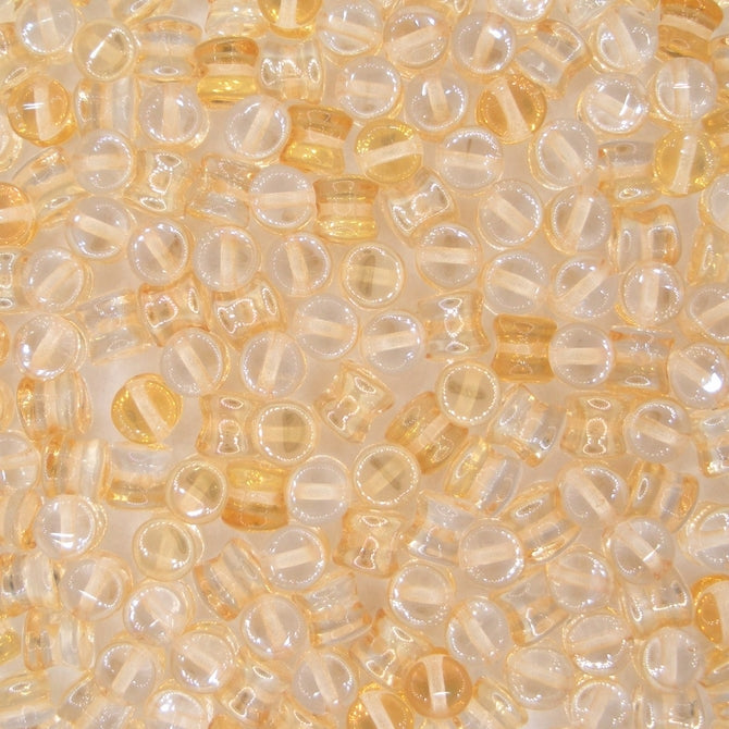 50 x pellet beads in Crystal Blond Flare