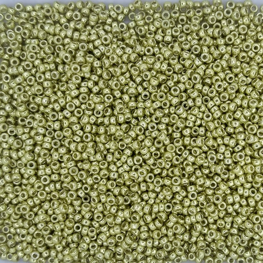 4205 - 5g Size 15/0 Miyuki seed beads in Duracoat Galvanised Zest