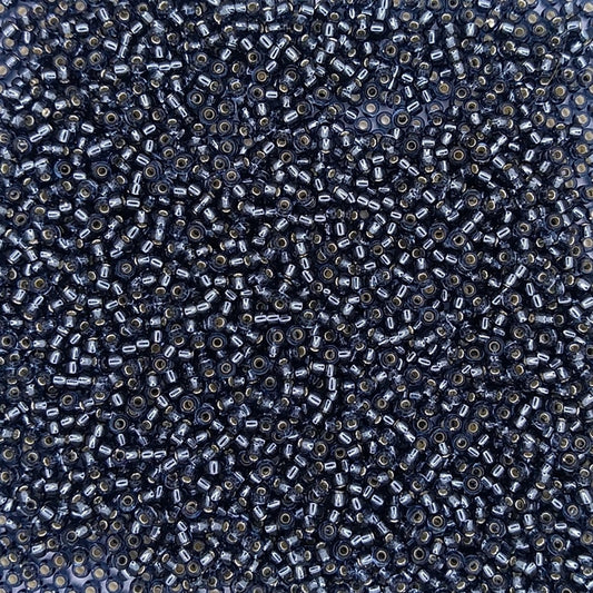 2426 - 10g Size 11/0 Miyuki seed beads in Silver lined Montana
