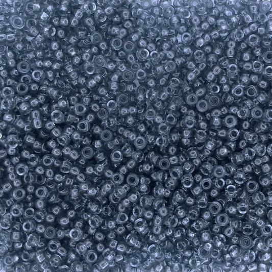 0152 - 10g Size 11/0 Miyuki seed beads in Transparent Grey