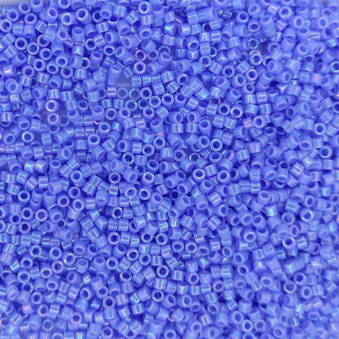 DB0167 - 1g Size 11/0 delicas in Opaque Medium Blue AB