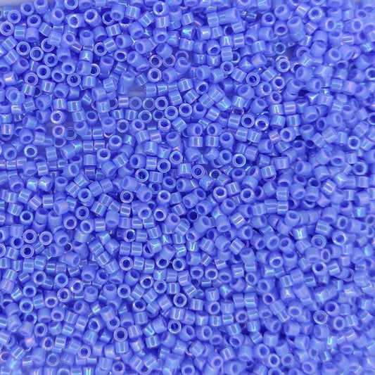 DB0167 - 1g Size 11/0 delicas in Opaque Medium Blue AB