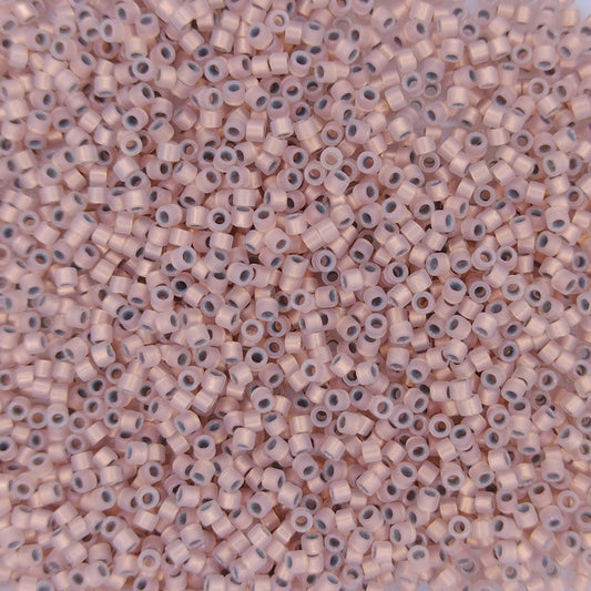 DB0191 - 1g Size 11/0 delicas in Copper lined Opal