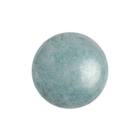 14mm Cabochon par Puca in Ceramic Look Opaque Blue