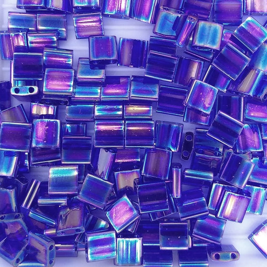 TL177 - 5g Tila beads in Transparent Cobalt AB
