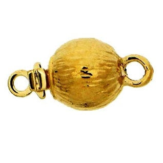 Claspgarten Gold textured clasp with 1 row 13795 - 6mm