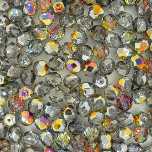 50 x 6mm faceted beads in Crystal Marea AB