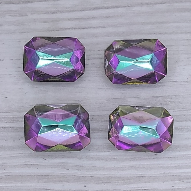 18x13mm Crystal Vitrail cabochon from Germany