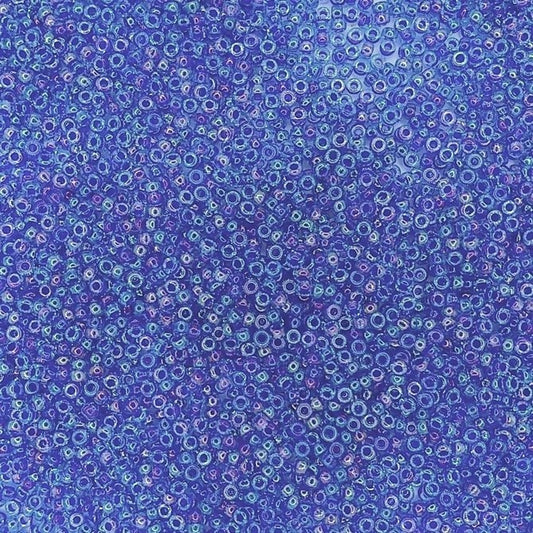 0353 - 10g Size 11/0 Miyuki seed beads in Lined Blue Violet AB