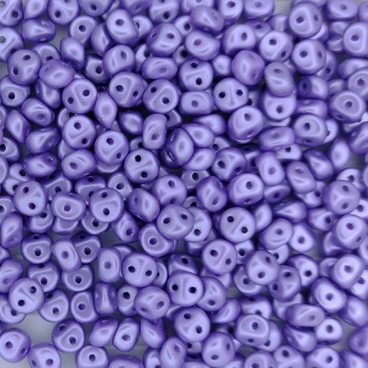 5g x 4mm Es-o beads in Pastel Dark Purple