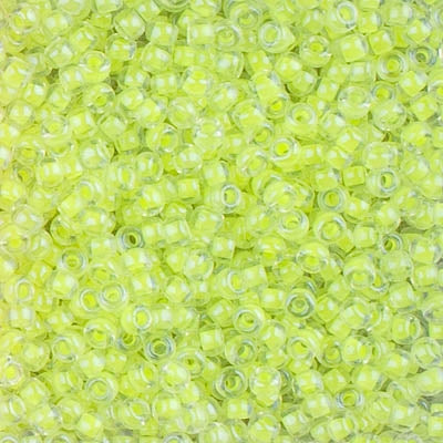 1119 - 10g Size 8/0 Miyuki seed beads in Luminous Lime Aid