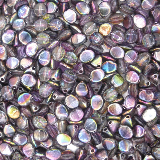 50 x pinch beads in Magic Purple
