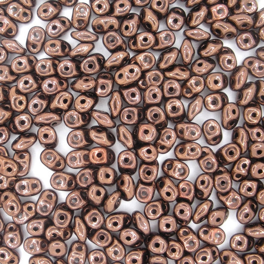 10g Superduo beads in Bronze