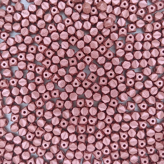 50 x 4mm english cut beads in Berry Velvet