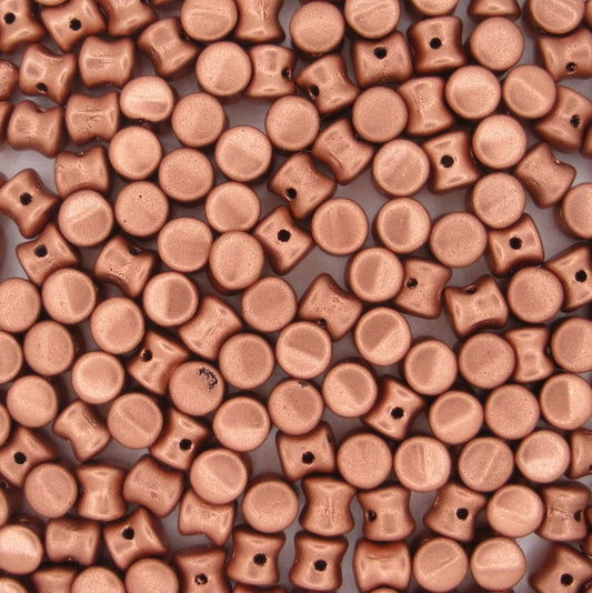 50 x pellet beads in Vintage Copper