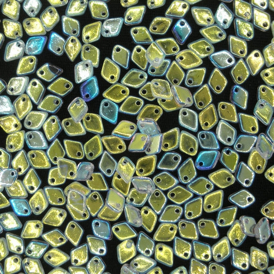 5g Dragon Scale beads in Crystal AB