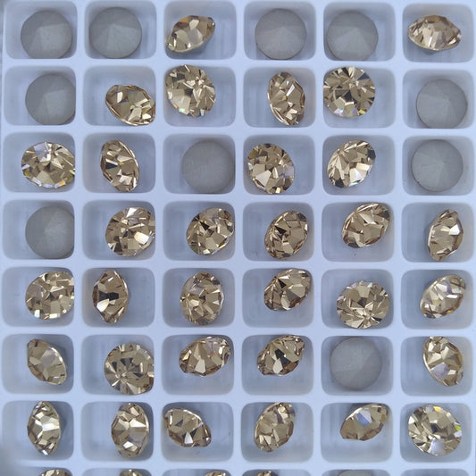 SS39 or 8.3mm Chaton Maxima in Light Colorado Topaz (Preciosa)