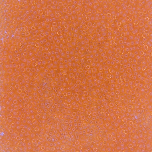 0138 - 10g Size 11/0 Miyuki seed beads in Transparent Orange