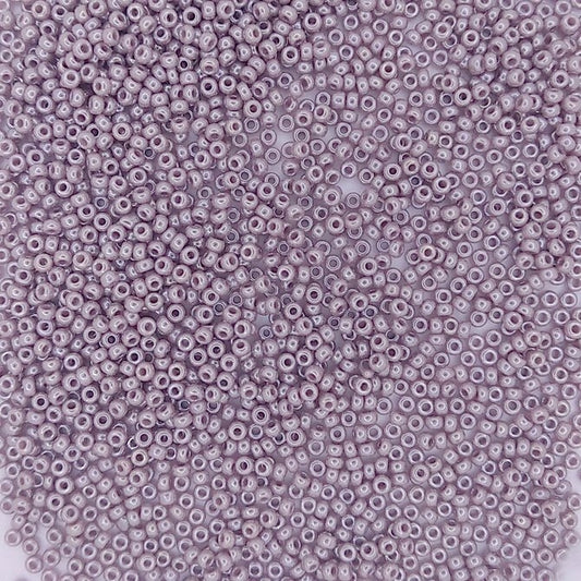 0437 - 10g Size 11/0 Miyuki seed beads in Opaque Mauve Lustre