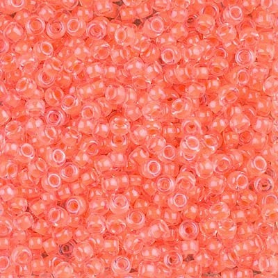 1122 - 10g Size 8/0 Miyuki seed beads in Luminous Flamingo