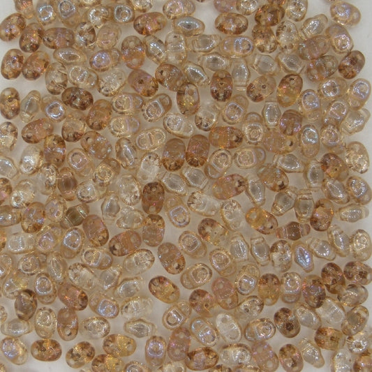 5g MiniDuo beads in Crystal Twilight