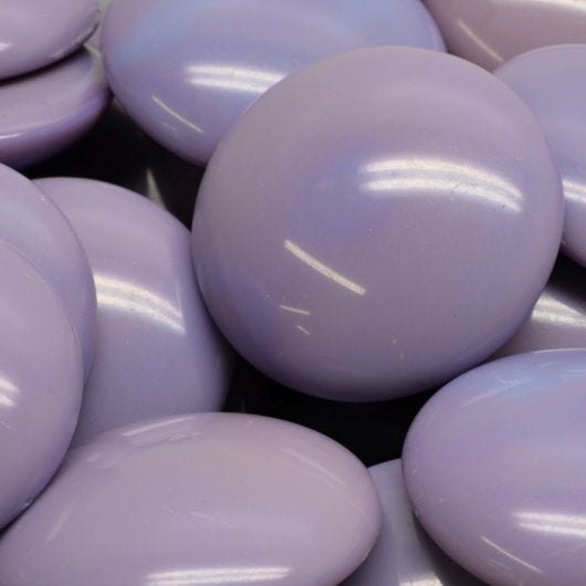 25mm round cabochon in Opaque Purple