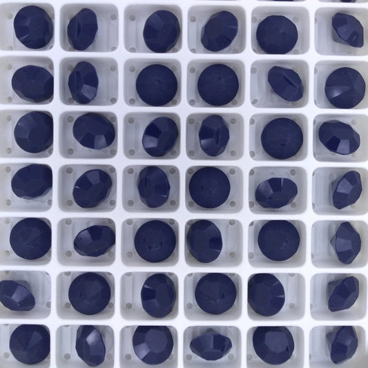 SS39 or 8.3mm Chaton Maxima in Unfoiled Deep Sea (Preciosa)