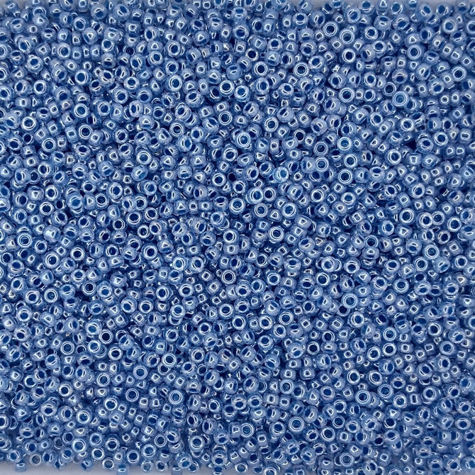 0545 - 5g Size 15/0 Miyuki seed beads in Dark Sky Blue Ceylon