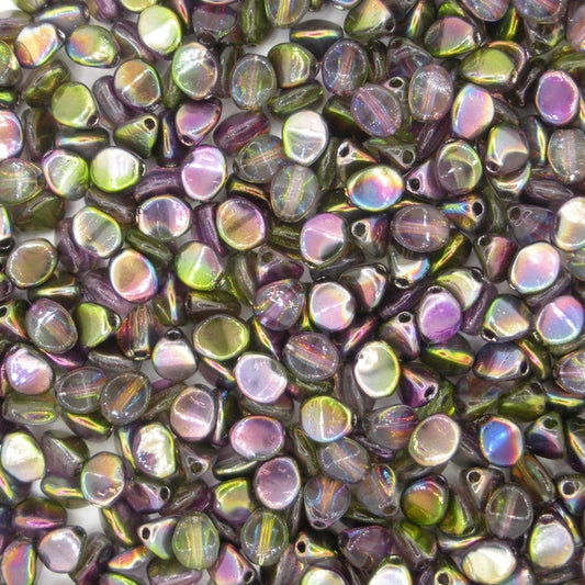 50 x pinch beads in Magic Orchid