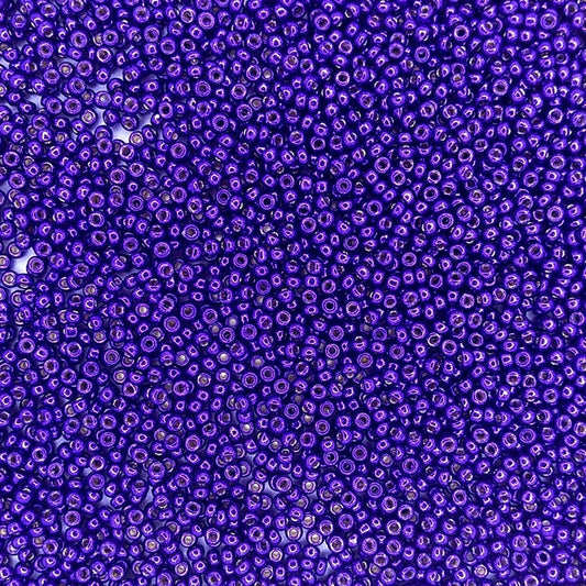 5110 - 10g Size 11/0 Miyuki seed beads in Duracoat Galvanised Lilac Night
