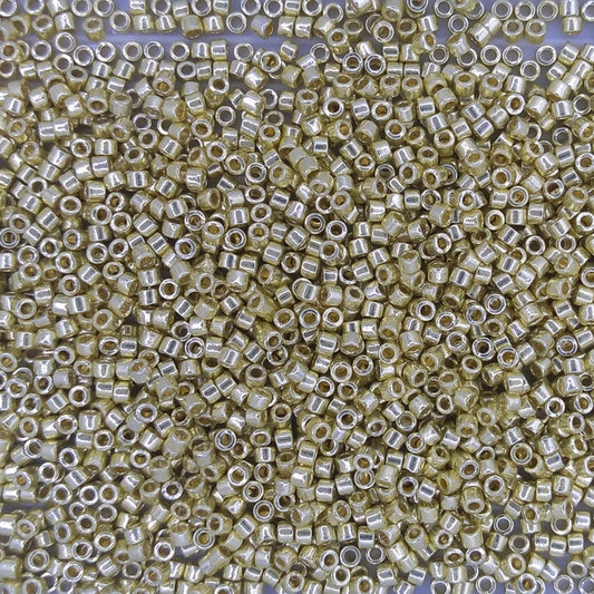 DB2502 - 1g Size 11/0 delicas in Duracoat Galvanised Yellow