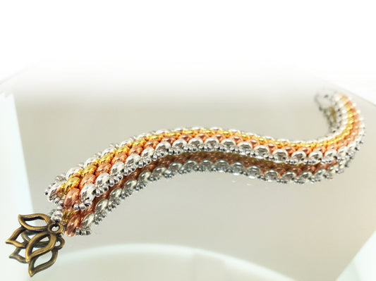 Pattern - Luxe Lentil bracelet by Cecil Rodriguez