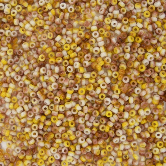 55059 - 10g Size 11/0 Miyuki seed beads in Funky Green